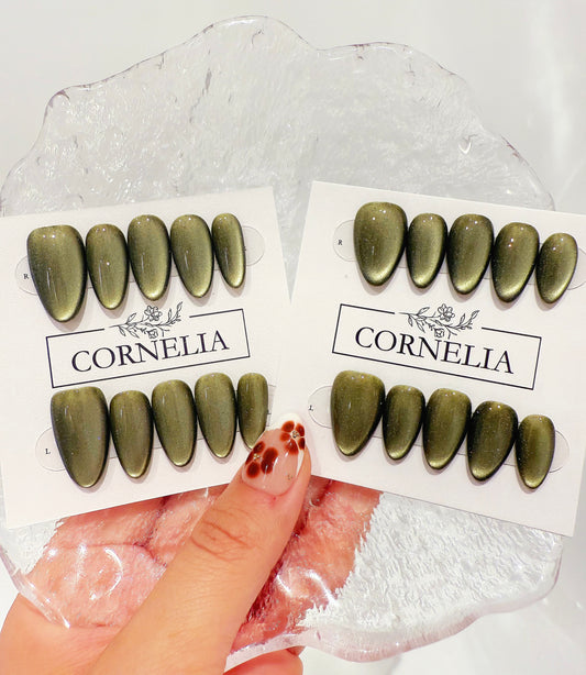 The Ultimate Glass Nails - Olive